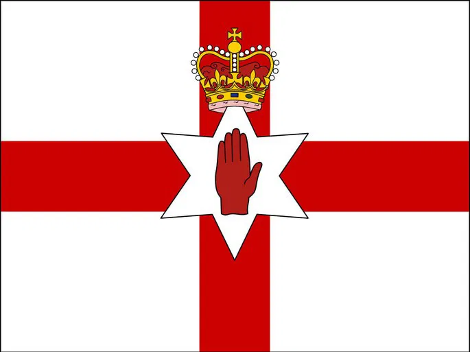 Inglaterra x Reino Unido x Grã-Bretanha: Quais as diferenças? 9 estandarte de ulster