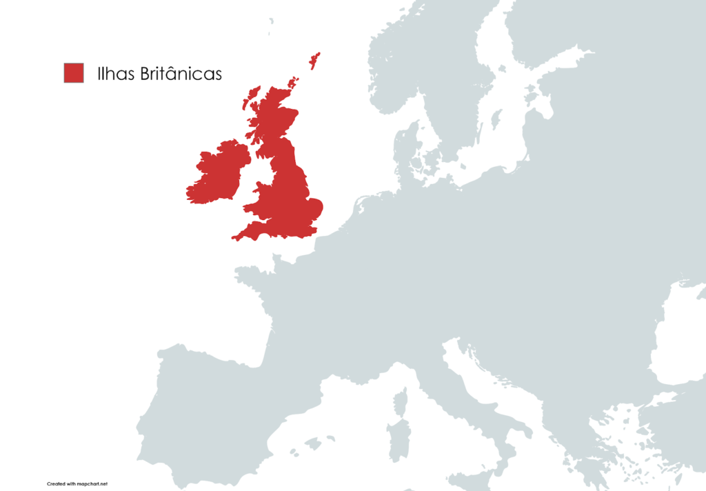 Inglaterra x Reino Unido x Grã-Bretanha: Quais as diferenças? 1 ilhas britânicas