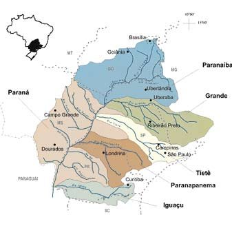 Bacias hidrográficas: Bacia do paraná