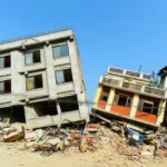 destruição causada por terremotos