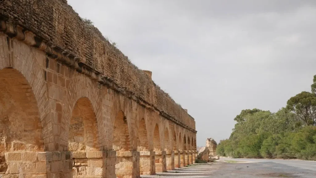 Aqueduto de Zaghouan em Cartago