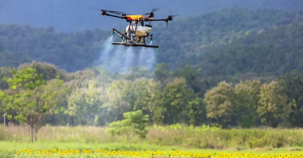 uso de drones na agricultura