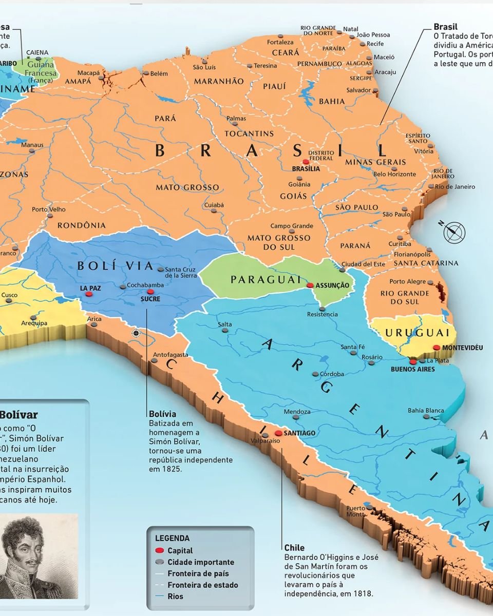 atlas do manual do mundo - américa do sul
