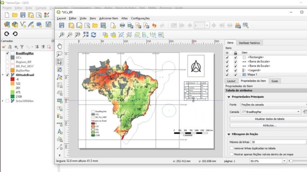 O Que Faz um Geógrafo no Dia a Dia? Áreas de Atuação e Rotina (2025) 5 Exemplo de software de geoprocessamento (GIS) usado por geógrafos para analisar dados espaciais.