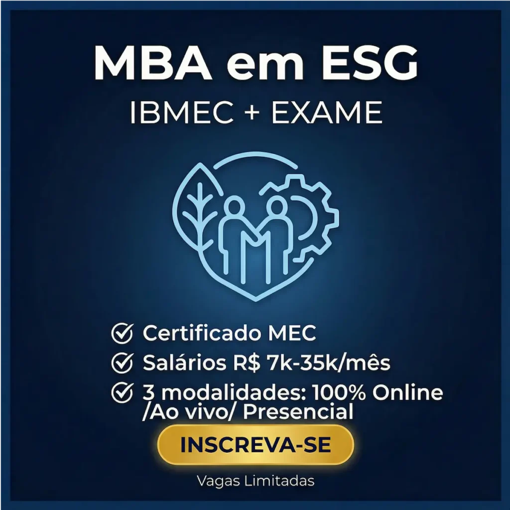 MBA ESG IBMEC Vale a Pena? análise ead e presencial 2026 1 MBA ESG IBMEC Vale a Pena
