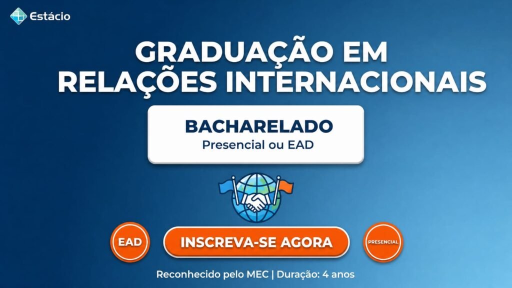 As 10 Melhores Faculdades de Relações Internacionais (Ranking 2026) 3 graduação em relações internacionais